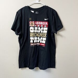 Nike Mens Black UGA T Shirt XL Georgia Bulldog Short Sleeve Tee Football